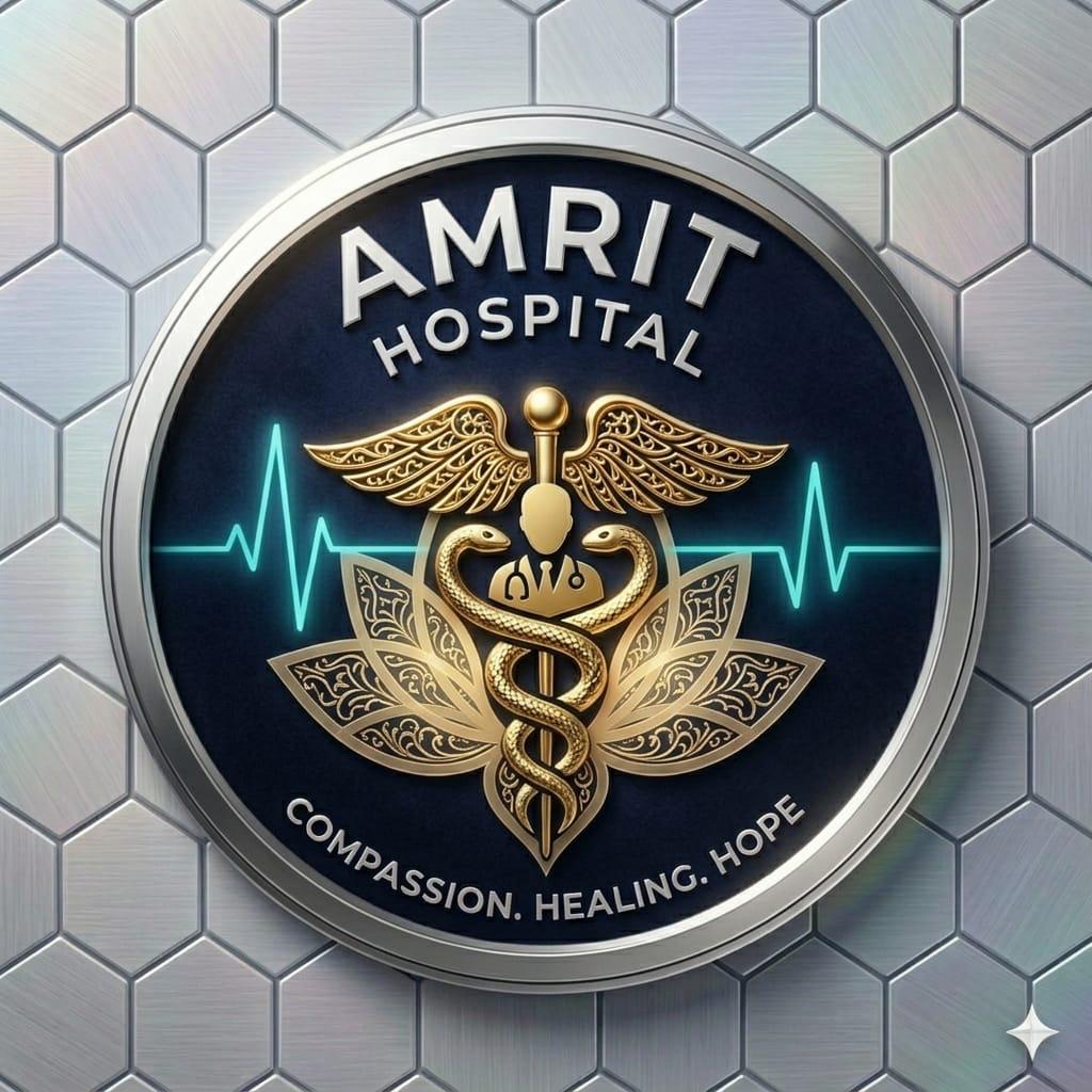 Amrit Hospital emblem